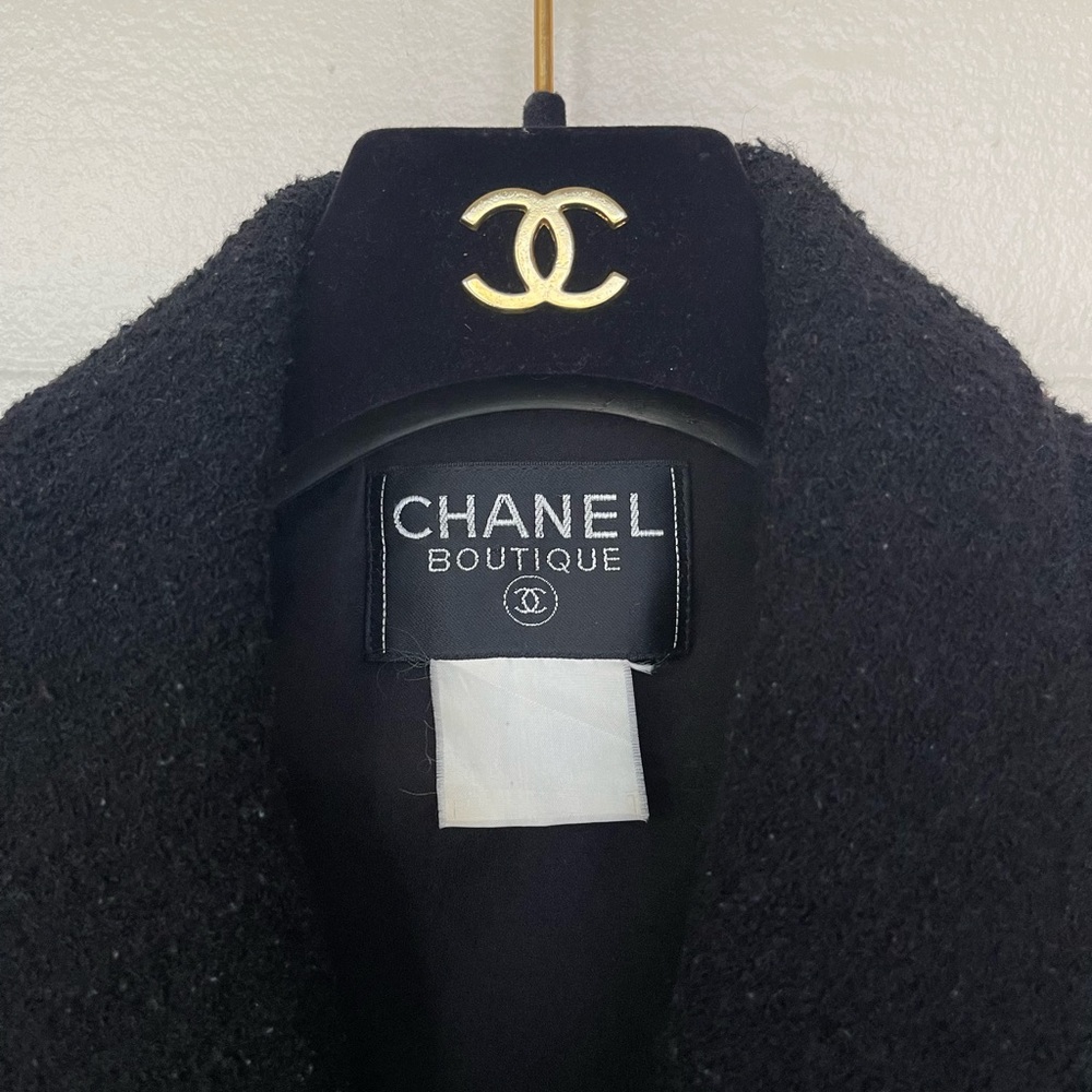 Chanel tweed jacket/ blazer with gold buttons